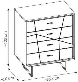 Komoda BROK07 Brolo Meble Wójcik 3