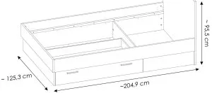 Łóżko 120 Twenty TWEZ01 Meble Wójcik 4