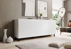 Komoda biała 4-drzwiowa Asti Cama Meble 3