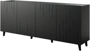 Komoda do sypialni Bari czarna Cama Meble 1
