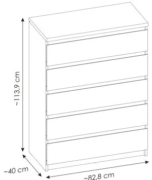 Komoda Fribo Dąb Ribbeck Typ FRIK06 Meble Wójcik 3