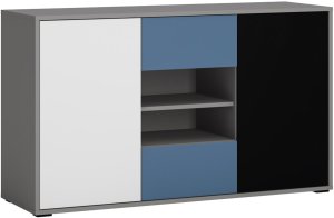 Komoda nowoczesna Laser LASK02 Zgaszony błękit