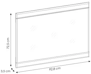 Lustro Cortina CNAG03 Meble Wójcik 2
