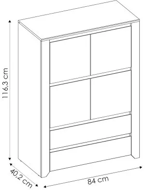 Komoda Angel Typ 33 Meble Wójcik 3