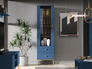 Witryna szklana 55 cm Marine 01 ML Meble 3