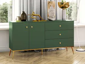 Komoda zielona nowoczesna Forest 03 ML Meble 4