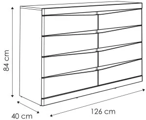 Komoda Summer Typ 44 Meble Wójcik 3