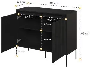Komoda na nóżkach Trend TR-02 Lenart Meble 4