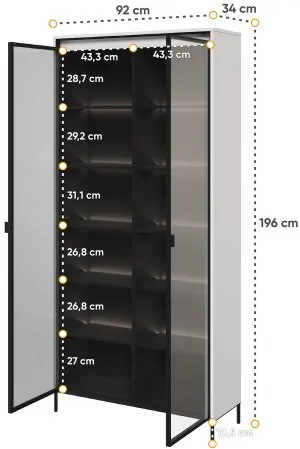 Witryna wysoka Trend TR-07 Lenart Meble 4