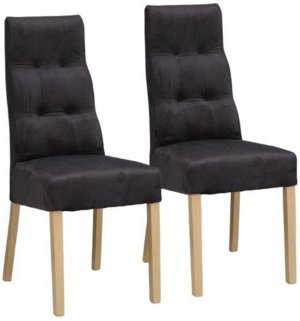 Krzesło tapicerowane ACHACY komplet 2 szt. KR0141-BUK-M95