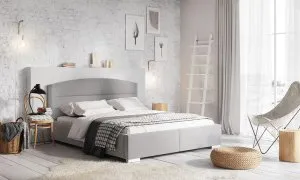 Łóżko tapicerowane Tipur 140x200 cm Meble Forte 1