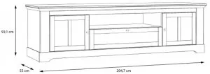 Szafka RTV 200 Iloppa TIQT241 Meble Forte 2