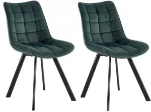 Krzesło tapicerowane NEPEAN komplet 2 szt. KR0144-MET-BLL78 Meble Forte 1