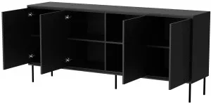 Komoda czarny mat Abi 200 4D Cama Meble 2