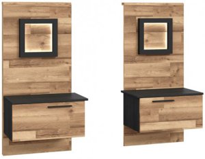 Szafki nocne wiszące Jakobina JKBK011STB