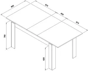 Stół rozkładany Remi ST06 BOG FRAN 9