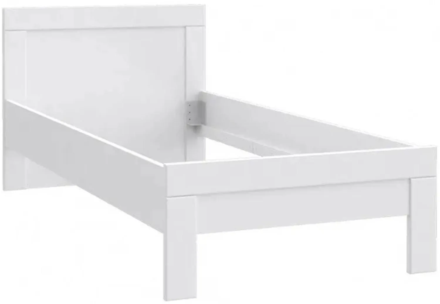 Łóżko białe 90x200 Snow SNWL09 Meble Forte