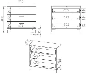 Komoda Nevio 09 ML Meble 2