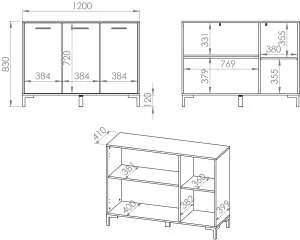 Komoda Nevio 10 ML Meble 2
