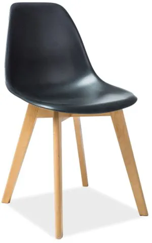 Krzesło Moris buk/czarny Signal Meble 1