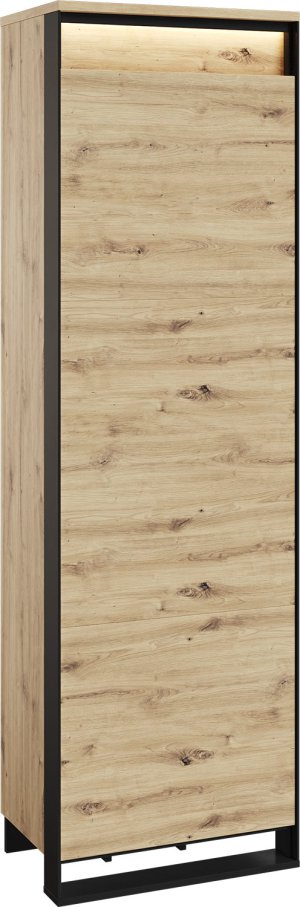 Szafa dąb artisan z oświetleniem Quant QG-01