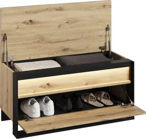 Szafka na buty dąb artisan Quant QG-03 Lenart Meble 3
