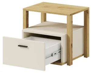 Stolik nocny dąb artisan Lenny LY-07 Lenart Meble 4