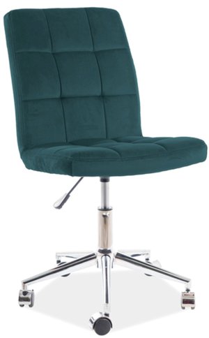 Fotel obrotowy Q-020 velvet zielony bluvel 78