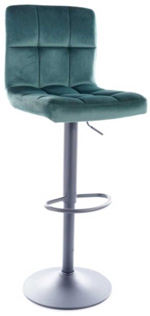 Hoker C105 velvet czarny stelaż / zielony bluvel 78