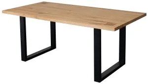 Duży stół z drewnianym blatem 200x100 WZ-0159-1701 GK Meble 1