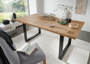 Duży stół z drewnianym blatem 200x100 WZ-0159-1701 GK Meble 4