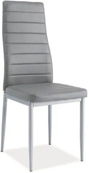 Krzesło H261 bis aluminium/szary ekoskóra Signal Meble 1