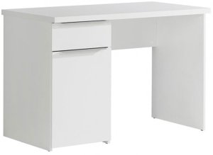 Białe biurko jednodrzwiowe Opus OPSB313L-U42