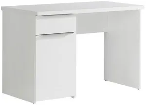 Białe biurko jednodrzwiowe Opus OPSB313L-U42 Meble Forte 1