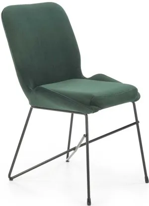 K454 krzesło ciemny zielony Halmar 1