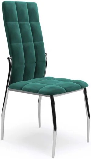 K416 krzesło ciemny zielony velvet Halmar 1