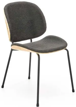 K467 krzesło dąb naturalny / tap: ciemny popiel Halmar 1