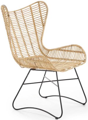 INDIANA fotel wypoczynkowy rattan naturalny