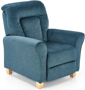 BARD fotel wypoczynkowy ciemny niebieski Halmar 1