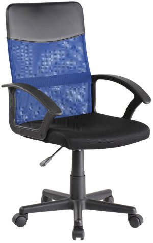 Krzesło obrotowe (niebiesko/czarne)