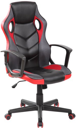 Krzesło obrotowe (czarno-czerwone)