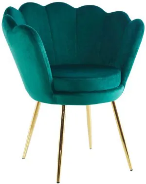 Fotel velvet (zielony) Furnitex 1