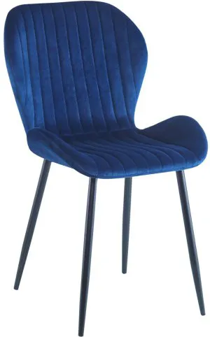 Krzesło velvet (niebieskie) Furnitex 1