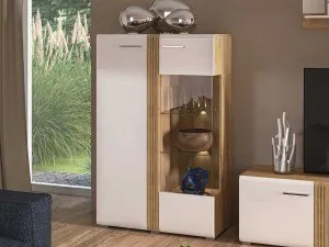 Witryna biały połysk Adagio 03 P ML Meble 5