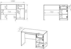 Biurko Fini 08 ML Meble 7