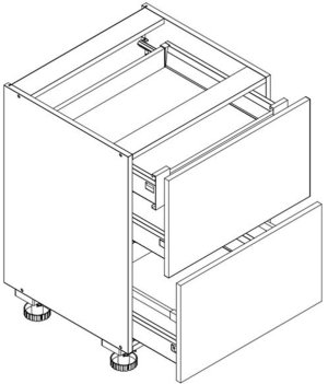 80 dolna z szufladą wewnętrzną (comfortbox) Gama 1