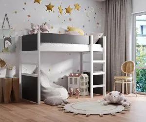 Łóżko z antresolą Savana Meblobed 3