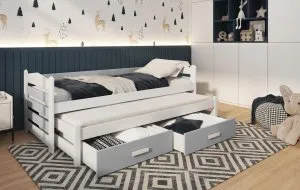Łóżko piętrowe niskie 2-osobowe Tiago Meblobed 3