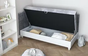 Łóżko pojedyncze tapicerowane Lagos II Meblobed 5