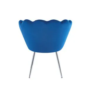 Fotel velvet (niebieski) /nogi srebrne/ Furnitex 4